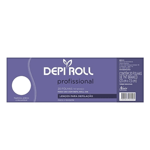 Produto Depi-roll lenco para depilacao bco com 20 unidades foto 1