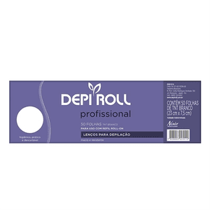 Produto Depi-roll lenco para depilatorio com 50 branco foto 1