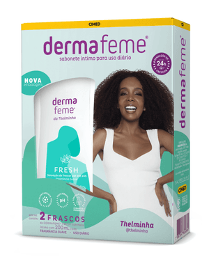 Produto Kit sabonete intimo dermafeme fresh com 2 unidades de 200ml foto 1