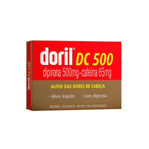 Produto Doril dc 500mg com 4 comprimidos foto 1