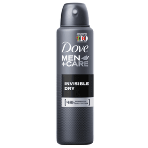 Produto Desodorante aerossol dove men+care invisible dry 150ml foto 1