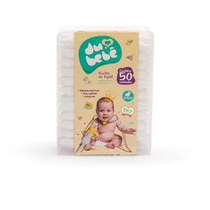 Produto Hastes flexíveis papel de segurança para o bebê com 50 unidades foto 1