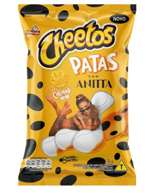 Produto E chips cheetos patas 61g foto 1