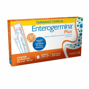 Produto Enterogermina plus 10 flaconetes 5ml
 foto 1