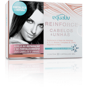 Produto Equaliv reinforce cabelos & unhas 30 capsulas foto 1