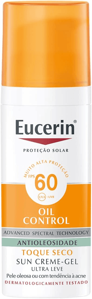 Produto Protetor solar facial oil control fps60 52g eucerin foto 1