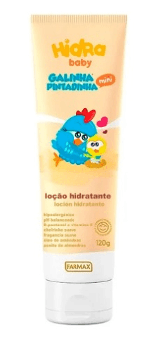 Produto Loção hidratante infantil hidrababy galinha pintadinha 120g foto 1