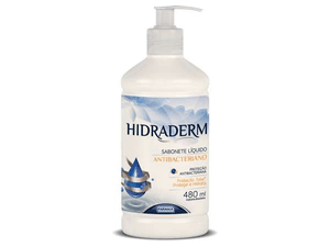 Produto Sabonete liquido hidraderm farmax antibacteriano 480ml foto 1