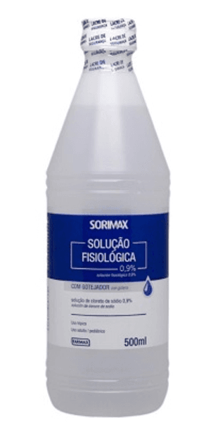 Produto Solução fisiologica cloreto de sodio 0,9% farmax 500ml foto 1