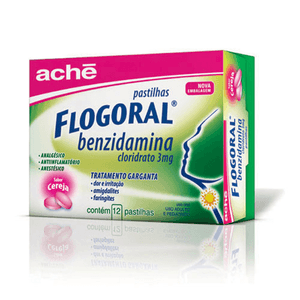 Produto Flogoral cereja 12 pastilhas foto 1