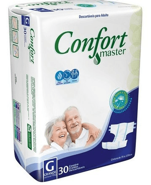 Produto Fralda para incontinencia ccm confort master pacote economico g 30 unidades foto 1