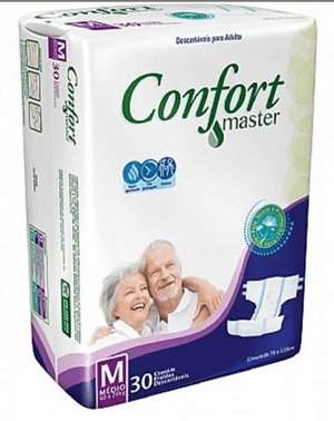 Produto Fralda para incontinencia ccm confort master pacote economico m 30 unidades foto 1