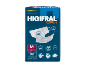 Produto Fralda para incontinencia higifral confort m 8un foto 1