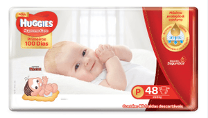 Produto Fralda descartável infantil huggies supreme care mega p pacote com 48 unidades foto 1