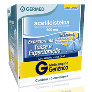 Produto Acetilcisteina 600mg caixa com 16 envelopes genérico germed foto 1