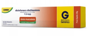 Produto Diclofenaco dietilamonio gel 60g cimed generico foto 1