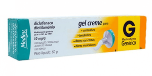 Produto Diclofenaco dietilamonio 10mg gel creme 60g medley generico 
 foto 1
