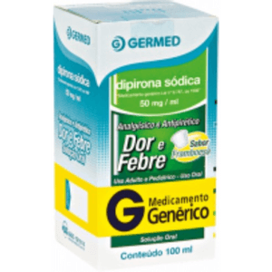 Produto Dipirona sodica xarope frasco com 100 ml germed - generico foto 1
