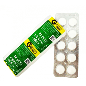Produto Dipirona sodica 500 mg com 10 cpr prat donaduzzi - generico foto 1