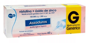 Produto Nistatina + oxido zinco pomada tubo com 60g ems  generico foto 1