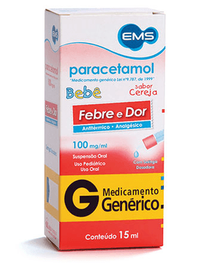 Produto Paracetamol bebe 100mg/ml frasco 15ml  genérico ems foto 1