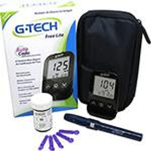 Produto G-tech kit medidor glicose completo lite mgktfl foto 1