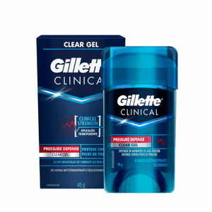 Produto Desodorante gillette clinical clear gel pressure defense 45g foto 1