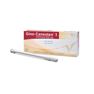 Produto Gino-canesten com com 1 comprimido + 1 aplicador foto 1