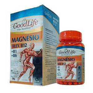 Produto Goodlife magnesio flex b12 600 mg 60cps foto 1