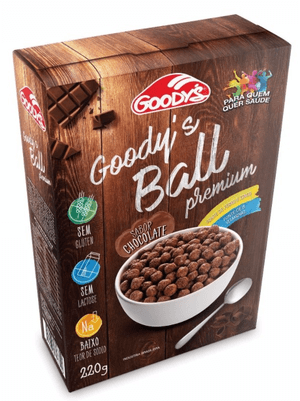 Produto Goodys cereal matinal ball sabor chocolate 220g foto 1