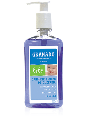 Produto Sabonete liquido granado bebe lavanda 250 ml foto 1