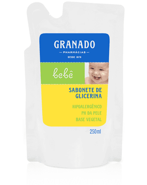 Produto Sabonete liquido granado refil bebe glicerina 250 ml foto 1