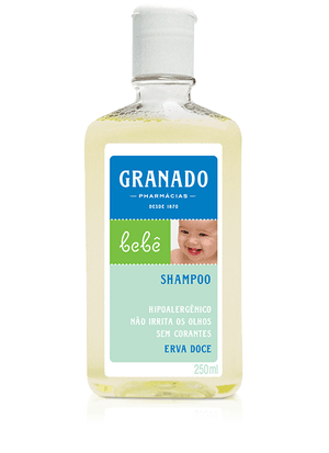 Produto Shampoo  infantil  bebe granado erva doce 250 ml foto 1