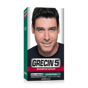 Produto Grecin 5 shampoo castanho escuro foto 1