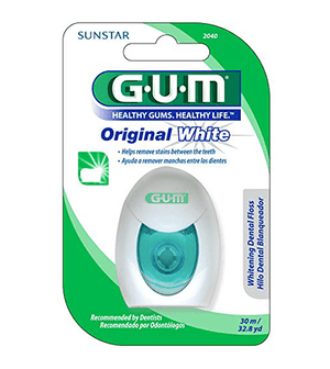 Produto Gum fio dental original white 40m foto 1