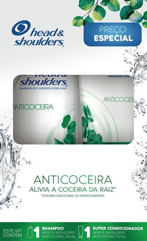 Produto Kit head & shoulders anti coceira shampoo 200ml + condicionador 170ml foto 1