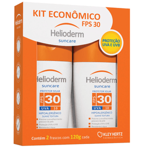 Produto Helioderm suncare loc bloq 30 kit economico hertz foto 1