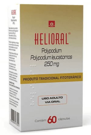 Produto Helioral polypodium 250mg 60 cápsulas foto 1