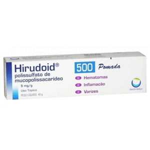 Produto Hirudoid 500 pomada adulto 40 gramas foto 1