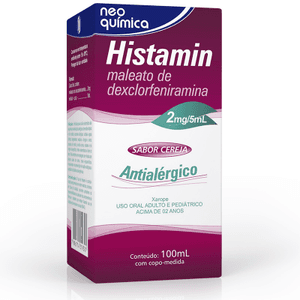Produto Histamin liquido 100 ml neo quimica foto 1