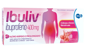 Produto Ibuliv 400mg caixa com 8 capsulas liquidas
 foto 1
