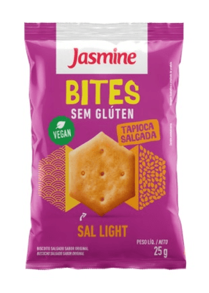Produto Jasmine biscoito bites sem gluten tapioca salgada 25g foto 1