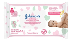 Produto Lenco umedecido johnsons baby extra cuidado 96 unidades foto 1