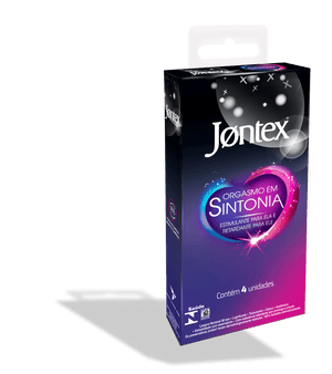 Produto Preservativo jontex orgasmo em sintonia com 4 unidades
 foto 1