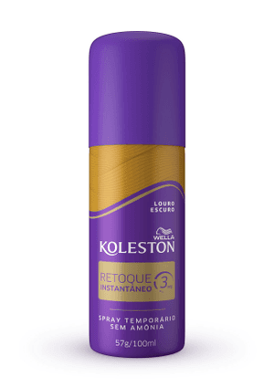 Produto Koleston spray retoque instantâneo louro escuro 100ml foto 1
