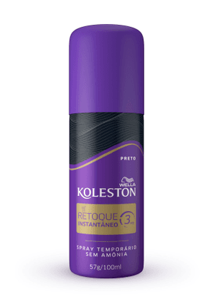 Produto Koleston spray retoque instantâneo preto 100ml foto 1