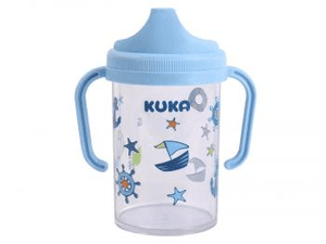 Produto Kuka copo com alca removivel 240ml azul ref6066 foto 1