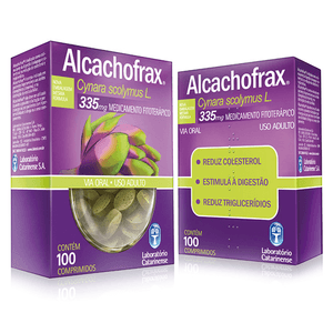 Produto Alcachofrax 100 comprimidos laboratorio catarinense foto 1