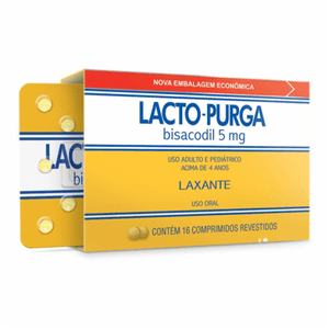 Produto Lacto purga caixa com 16 comprimidos foto 1