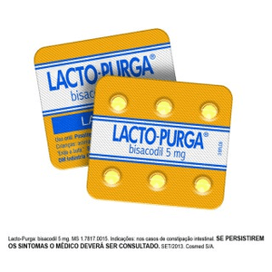 Produto Lacto purga com 6 comprimidos envelope adulto foto 1
